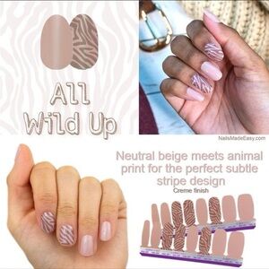 Color Street All Wild Up Nail Polish Strips. New in package.